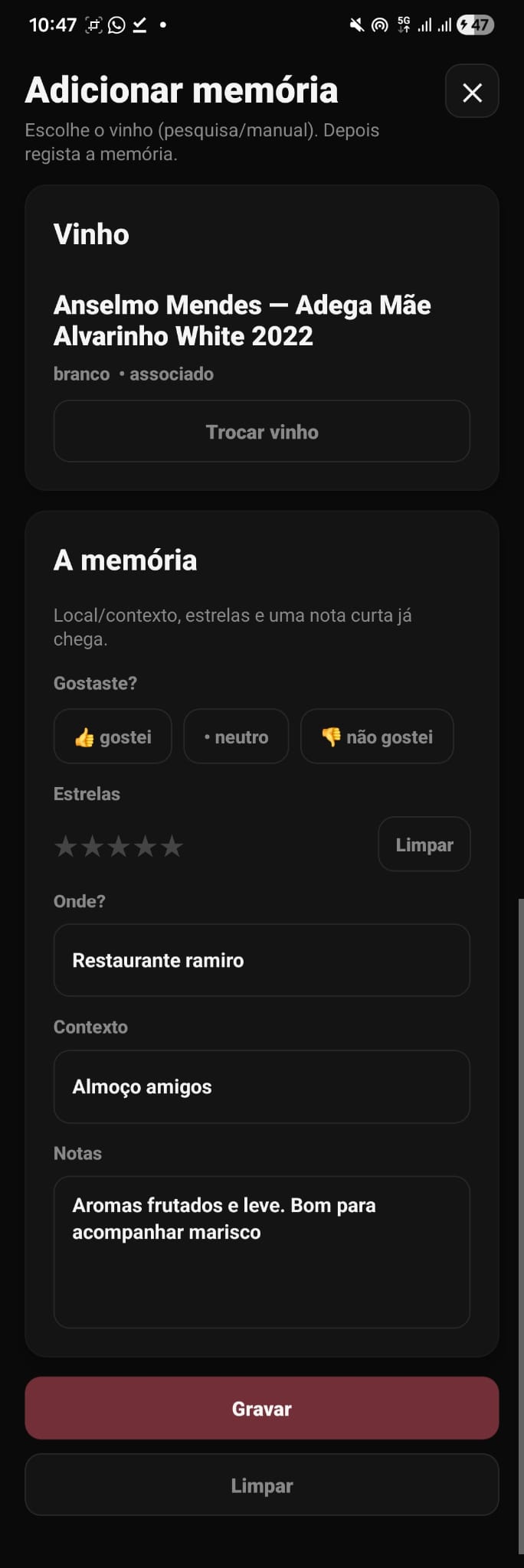 Adicionar memória